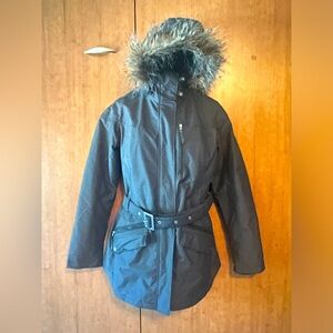 Columbia Omni-Heat Hooded Trench Coat